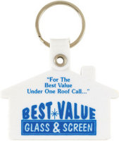 Key Chains: White House Shaped Key Tags